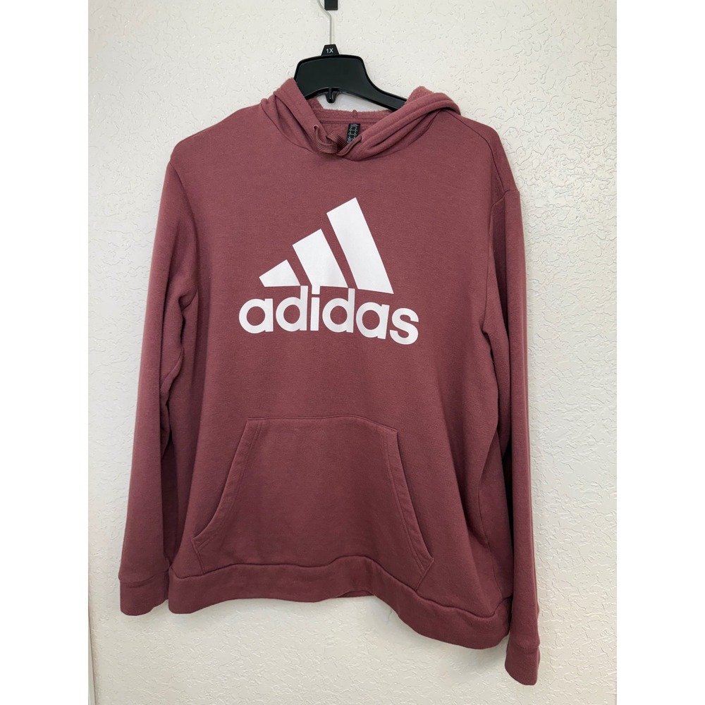 Adidas Golf Hoodie Sweatshirt Burgundy Pullover Mens XL Athletic Sportswear‎